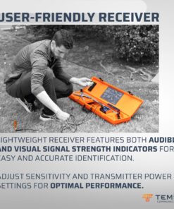 TEMPO Communications 501 Tracker II Underground Wire Locator & Cable Tracer | Buried Wire Tracer, Underground Cable Locator | Circuit and Cable Tester | Locate Cables 7 Ft Deep (Professional Grade) 16 81iFjoyv9tL