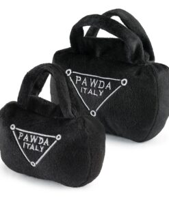 Alternative view of Haute Diggity Dog Fashion Hound Designer Handbags & Bones Collection – Soft Plush Designer Dog Toys with Squeaker and Fun, Parody Designs from Safe, Machine-Washable Materials for All Breeds & Sizes Small Pawda Bag