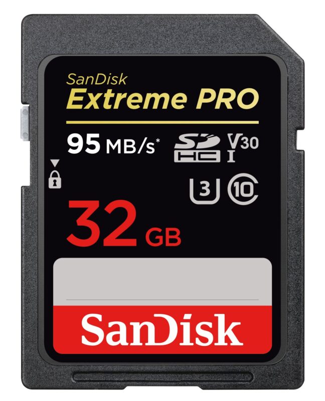 SanDisk Extreme Pro 32GB SDHC UHS-I Card (SDSDXXG-032G-GN4IN)