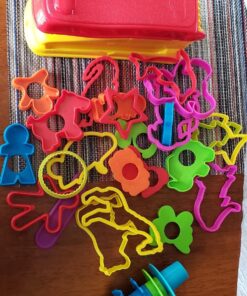 Play-Doh Fun Factory Deluxe Set, 6 Cans, 31 Tools, Kids Ages 3 and Up (Amazon Exclusive) 18 81iImSUeEJL