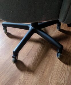 Slipstick CB690 Floor Protecting Rubber Office Chair Caster Wheels (Set ff 5), Roller Style, Universal 7/16" Stem, 3" Black Castors Black/Black 43 81iJfmDAVHL