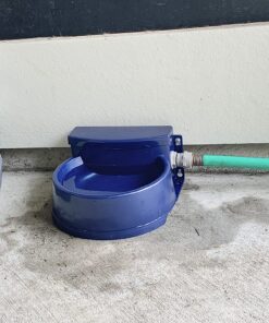 Coastal Pet Bergan Auto-Wata - Outdoor Dog & Cat Water Dispenser - Automatic Water Bowl for Pets - Made from Durable, BPA-Free Plastic - Self-Watering Cat & Dog Bowl - Navy, 48 Ounces 30 81iJrEZr6EL 1