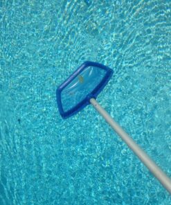 Swimline 8039 Premium Extra Strong Leaf Skimmer Net Head Cleaner for Swimming Pool Spa Fountain Pond Hot Tub Leaves Bugs Debris Fine Cleaning Maintenance, Heavy Duty Large, Blue Premium (Molded) 37 81iKWQwpXJL