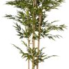 Nearly Natural 5922 6-Feet Bamboo Tree with Decorative Planter, Green