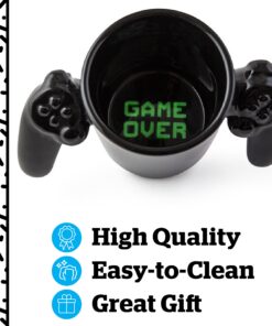 BigMouth Inc. Game Over Coffee Mug, Ceramic Gamers Cup, Holds 14 Oz., Perfect for Coffee, Tea 28 81iLM KVX5L