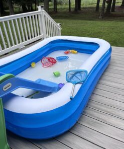 U.S. Pool Supply Professional Spa, Hot Tub, Pool Hand Leaf Skimmer Net with 12" Aluminum Pole - Deep Ultra Fine Mesh Netting Bag Basket, Clean the Finest Debris - Pond Small Kid Kiddie Inflatable Pool 12" Pole 17 81iLYRCRpCL