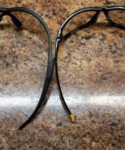 Amazon Basics Anti-Scratch Safety Glasses, UV-Resistant, Indoor/Outdoor Clear Mirror Lens, 3-Count Black & Clear 35 81iLYvN9rGL