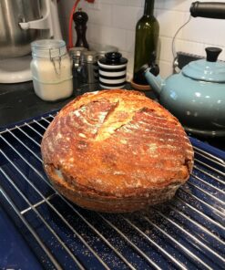 9 Inch Bread Banneton Proofing Basket - Baking Bowl Dough Gifts for Bakers Proving Baskets for Sourdough Bread Scraper Tool Starter Proofing 9 inch White Scraper 64 81iMV7WLSqL