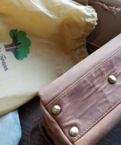 RUSTIC TOWN Buffalo Leather Toiletry Bag : Vintage Travel Shaving & Dopp Kit : for Toiletries, Cosmetics & More : Spacious Interior & Waterproof Lining : Compact, Fits Easily in Luggage Brown 42 81iN7SoTN8L 1