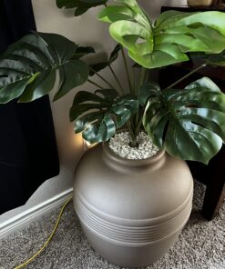 Good Pet Stuff, The Original Hidden Litter Box, Artificial Plants & Enclosed Cat Planter Litter Box, Vented & Odor Filter, Easy to Clean, Mocha Brown , 20" wide x 19 3/4" 51 81iN9lcjg8L