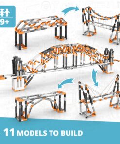 Engino - STEM Toys, Architecture Set: Eiffel Tower, Sydney Bridge - Building Toys, Educational Toys for kids 9+, Gifts for Boys & Girls (11 Model Options) 15 81iNEo5EqkL