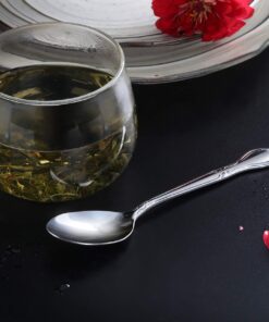 New Star Foodservice 58727 Rose Pattern, 18/0 Stainless Steel, Teaspoon, 6.2-Inch, Set of 12 Roseline - Teaspoon (12-Pack) 20 81iO0VzeilL