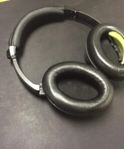 Synsen Replacement Ear Pads Cushion Compatible for Bose QuietComfort QC2,QuietComfort 15 QC15,QuietComfort QC25,QuietComfort 35 QC35,Bose AE2,AE2i,AE2w,SoundTrue, SoundLink (Around-Ear) Headphones BLACK 58 81iOL5qUjCL