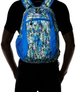 High Sierra Curve Backpack, Python/Vivid Blue/Black, 18.5 x 12.5 x 8.5-Inch 7 81iR3fA1rL