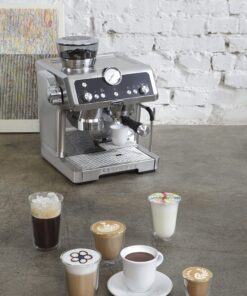 De'Longhi DeLonghi Double Walled Thermo Latte Glasses, Set of 2, 2 Count (Pack of 1), Clear, 330 milliliters Latte Glasses (set of 2) 28 81iSFeqrMUL