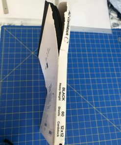 12 x 12-inch Black AC Cardstock Pack by American Crafts | Includes 60 sheets of heavy weight, textured black cardstock 21 81iWNqEO8rL