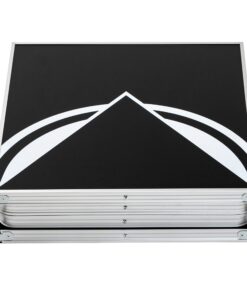 Alternative view of 8' Beer Pong Table - Lightweight & Portable with Carrying Handles by Red Cup Pong (Black)