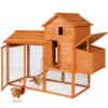 Best Choice Products 80in Outdoor Wooden Chicken Coop Multi-Level Hen House, Poultry Cage w/Ramps, Run, Nesting Box, Wire Fence, 3 Access Areas 18 81iX6e4tEyL
