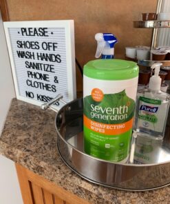 Seventh Generation Disinfecting Multi-Surface Wipes, Lemongrass Citrus, 70 Count, Pack of 3 (Packaging May Vary) 70 Count Pack of 3 21 81iXwwwuV7L