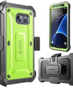 Alternative view of SUPCASE Unicorn Beetle Pro Series Case Designed for Galaxy S7, with Built-In Screen Protector Full-body Rugged Holster Case for Samsung Galaxy S7 (2016 Release) (Green/Gray) (green/Gray)