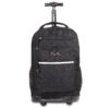 J World New York Sundance Rolling Backpack Girl Boy Roller Bookbag, Argyle Black, 20 Inch 2 81iZzvx57oS