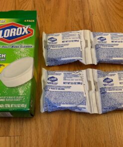 Clorox Ultra Clean Toilet Tablets Bleach 4 Count, 3.5 Ounces (Pack of 2) (Package May Vary) 34 81icyy4L5L