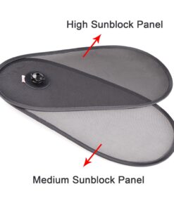 TFY Car Window Sun Shade Protector Shine Blocker 16 81ieEUE bDL