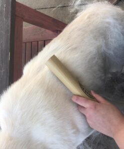 SleekEZ Original Deshedding Grooming Tool for Dogs, Cats & Horses - Undercoat Brush for Short & Long Hair - Painlessly Remove 95% of Loose Hair, Fur & Dirt - Easy to Clean - USA Made - (10 inch) 10 Inch (Pack of 1) 33 81ieeQEeh7L 3