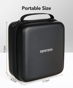 DEPSTECH Original Endoscope Case, Wireless Borescope Carrying Bag WiFi & USB Scope Cameras, Upgraded Large-Capacity Hardshell Case, Compatible with 4.3" Inspection Camera DS300, Black 25 81ienwpVaNL