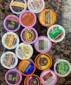Crazy Cups Flavored Coffee Pods Variety Pack, Fully Compatible With All Keurig Flavored K Cups Brewers, Coffee Sampler, 40 Count 45 81ihNJ76K9L