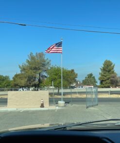 American Flag - 100% Made in the USA - 4' x 6' ft - Perma-Nyl Sewn Nylon with Grommets - Durable, and Patriotic - For Gardens, Homes, Patios and Cars – By Valley Forge Flag 4'x6' 15 81ihs VkvOL