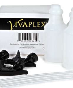 Vivaplex, 4, Large, 24 oz, Sturdy, Empty, Plastic Spray Bottles, with Black Trigger Sprayers 6 81ii9HQpnaL
