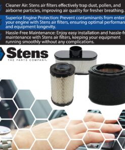 Stens Air Filter 102-442 Compatible with Kawasaki FR651V, FR691V, FR730V, FS481V-FS691V, FS730V and FX600V 11013-0726, 11013-0752, 11013-7047, 11013-7049, 11029-0031, 99999-0384, 21548000 9 81ij1TI1rnL 1