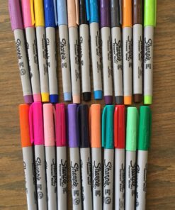 SHARPIE Permanent Markers, Ultra Fine Point, Assorted Colors, 24 Count 24-Count Ultra-Fine 35 81imW8QbiBL