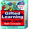 TestingMom.com Gifted Learning Flash Cards – Math Concepts for Pre-K – Kindergarten – Addition, Subtraction, Counting, & More for CogAT Test, Iowa Test, NNAT Test, OLSAT, NYC Gifted and Talented 12 81inJHfNQzL
