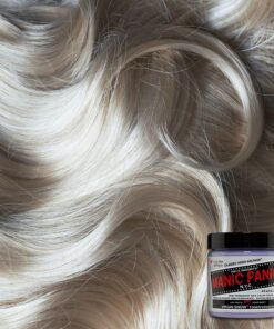 MANIC PANIC Virgin Snow Hair Toner - Classic High Voltage - Semi Permanent Blue Toner for Blonde, Bleached, Brassiness Orange Hair & Brassy Tones - Vegan, PPD & Ammonia-Free 23 81inw7xNnlS 2