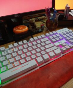 Rii K22 Ultra Slim 2.4 Gigahertz Mini Wireless Multimedia Keyboard with Touchpad for PC and Laptop 2.4G 23 81ioMfd0PXL