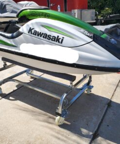 ECOTRIC Watercraft PWC Dolly Boat Jet Ski Stand Storage Trailer Watercraft Cart Watercraft Dolly PWC Dock Slipway Cart Adjustable Bunks W/ 4 Casters and 2 Brakes 1000lb Capacity 59 81iovR1AHuL