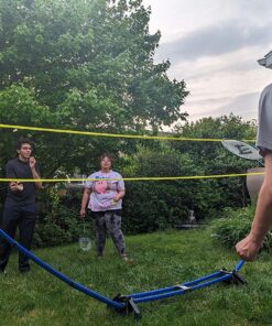 EastPoint Sports Easy Setup Badminton Set - Backyard Outdoor Game for Family Fun - Includes 2 Racket & 2 Shuttlecocks 47 81iqqMBSKEL