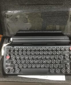 QWERKYTOYS Qwerkywriter S Typewriter Inspired Retro Mechanical Wired & Wireless Keyboard with Tablet Stand 28 81irE7a9NhL 3