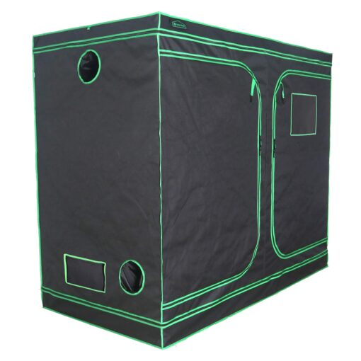 Green hut Grow Tent 96"X48"X78" 600D Mylar Hydroponic Indoor Grow Tent with Observation Window, Removable Floor Tray and Tool Bag for Indoor Plant Growing 8X4 96"x48"x78"