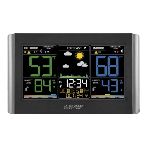 La Crosse Technology C85845-INT Weather Station, Black