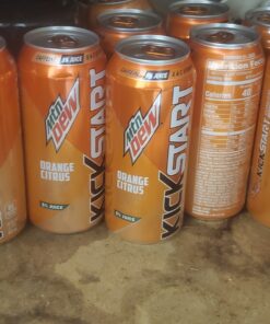 Mountain Dew Kickstart Orange Citrus (16 Ounce Cans, Pack of 12) 16 Fl Oz (Pack of 12) 28 81iuUhxF7vL