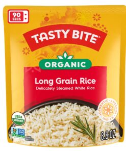 Tasty Bite Organic Long Grain Rice,8.8 Ounce, Pack of 6, Ready to Eat, Microwavable, Vegan, Gluten-Free 7 81ivtesTwJL