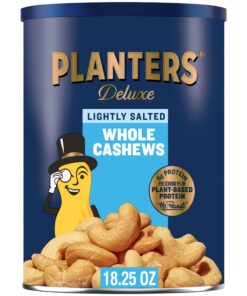 Alternative view of Planters Lightly Salted Deluxe Whole Cashews (1lb 2.25oz Canister) 1.14 Pound (Pack of 1)