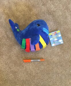 Buckle Toys - Blu Whale - Develop Motor Skills and Problem Solving - Counting and Color Recognition - Sensory Toddler Travel Toy 30 81iwcMrsTL