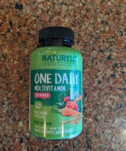 NATURELO One Daily Multivitamin for Women - Energy Support - Whole Food Supplement to Nourish Hair, Skin, Nails - Non-GMO - No Soy - Gluten Free - 60 Capsules - 2 Month Supply 60 Count (Pack of 1) 45 81iwe8nMMPL