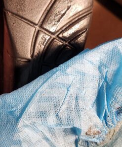 G & F Products - 13033 Premium 100 Pack (50 Pairs ) Disposable Boot & Shoe Covers Slip - Resistant fits up to size 11 US Men and 13 US Women, Blue, Large Slip-resistant Large 100 Pack 29 81ixhxAjU5L 3