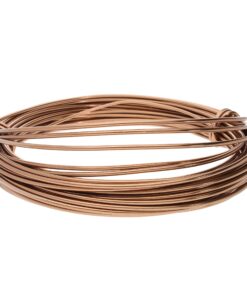 Alternative view of The Beadsmith Anodized Aluminum Wire – 12 Gauge – 39 feet – Light Copper Color – Bendable Craft Wire Used to Jewelry Making, Wire Wrapping, Sculpting, Floral, Modeling and Other DIY Arts & Crafts