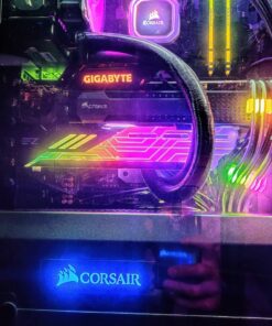Corsair CORSAIR Crystal 570X RGB Mid-Tower Case, 3 RGB Fans, Tempered Glass - Mirror Black (CC-9011126-WW) 69 81iyxVYdfL